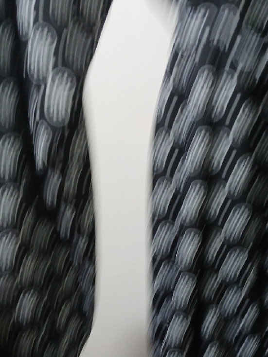 Cato Black Long Sleeve Shirt Dress with White Dot Medallion Print - Picture 7 of 9